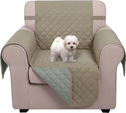 Miniatura 34 de U-NICE HOME Funda de sofá reversible para perros con correas elásticas, resistente al agua, protector de muebles para mascotas, funda de sofá