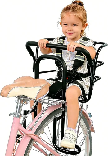 Asiento trasero de bicicleta para niños, asiento de bicicleta para niños de 18 meses a 8 años, silla de bicicleta para niños de 18 meses a 8 años,