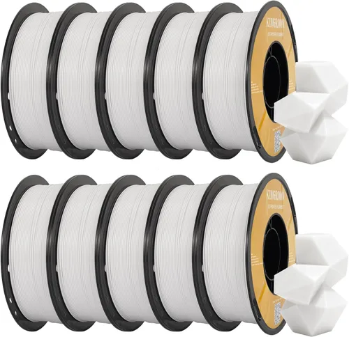 Miniatura 10 de Kingroon - Filamento de impresora 3D PETG de alta velocidad de 0.069 pulgadas, filamento rápido para impresora 3D para filamento de impresión hiper