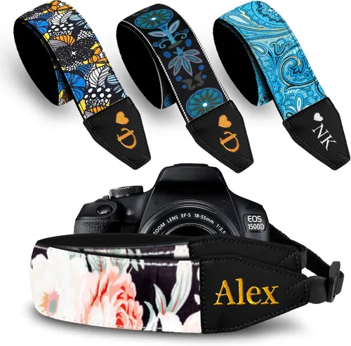 Miniatura 14 de Art Tribute Camera Strap for All DSLR and Mirrorless Cameras. Photographers Strap Neck, Shoulder & Crossbody Camera Strap
