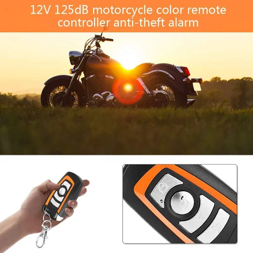 Miniatura 3 de Sistema de alarma de motocicleta,Sistema de alarma de seguridad antirrobo de motocicleta Control remoto,Bajo consumo de energía
