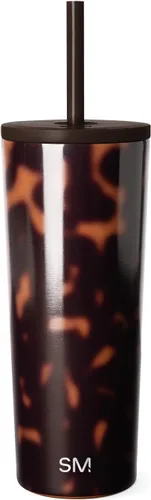 Miniatura 81 de Simple Modern - Vaso aislado con tapa y pajita, botella de agua reutilizable de acero inoxidable, taza para café helado, taza de viaje, regalos