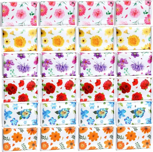 Miniatura 15 de 24 paquetes de pañuelos de bolsillo de tamaño viaje, paquetes delgados de 3 capas de bolsillo de tamaño monedero, pañuelos de bolsillo para viajes