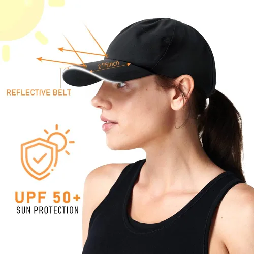 Miniatura 3 de Gorra de béisbol de golf impermeable para hombre resistente al viento sin estructura UPF50 para exteriores para mujer gorra deportiva ajustable