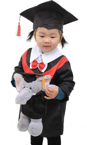 Miniatura 8 de Plushland Juguetes de peluche de vaca, regalos para el día de graduación, texto personalizado, nombre o logotipo de tu escuela en el vestido, lo
