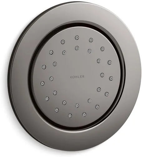 Miniatura 6 de Kohler 77119-BL WaterTile Round Round 27-Nozzle 1.0 gpm spray corporal con tecnología de inducción de aire Katalyst Mate negro