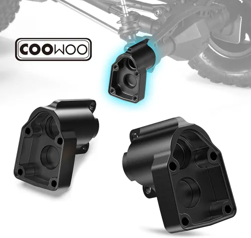 Miniatura 4 de Juego de piezas de actualización de carcasa de eje de portal trasero para UTB18 1/18 RC Crawler Car - Hecho de latón, mecanizado CNC de alta