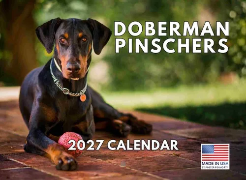 Miniatura 90 de Calendario de pared mensual 2025 Great Dane de 12 meses, fabricado en Estados Unidos