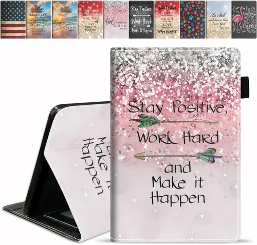 Miniatura 17 de Funda para tableta Amazon Fire Max 11 (13ª generación, versión 2023), funda delgada de piel sintética con ranura para tarjetas y encendido Ser un