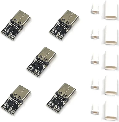 Miniatura 10 de 2 unids USB-C PD QC DC5V 9V 12V 15V 20V voltaje ajustable módulo de disparador de potencia 5A Tipo-C entrada hembra