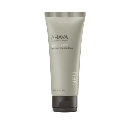 AHAVA Crema mineral para manos para hombre, nutritiva y de rápida absorción, suaviza y alivia las manos, previene la sequedad, enriquecida con
