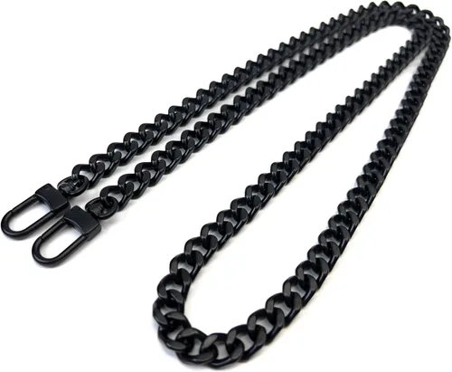 Miniatura 26 de Correas de metal para bolso de cadena plana, reemplazo de cadena para bolso cruzado de hombro y axilas, Dorado antiguo Oro envejecido