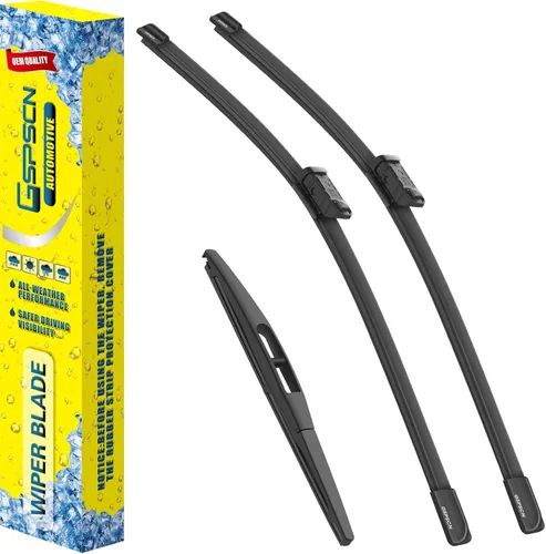 Miniatura 34 de GSPSCN 2 limpiaparabrisas de repuesto para Cooper R55, R56, R57, 2013, 2014, 2015, 19 + 18 pulgadas (juego de 2)