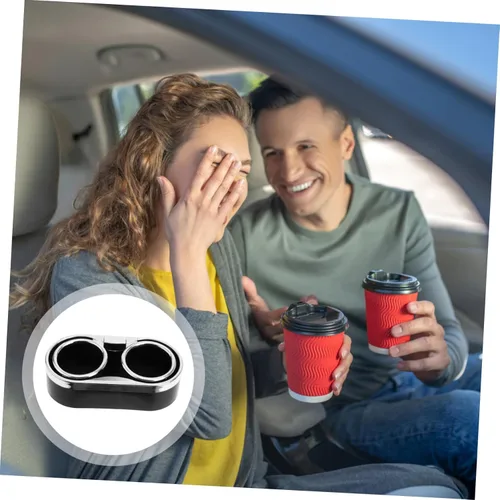 Miniatura 4 de Soporte de doble taza automático para coches, camiones y SUV, soporte estable para bebidas de automóvil, organizador de bebidas de doble agujero