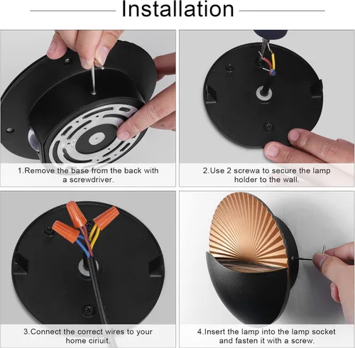 Miniatura 4 de XEYOU Aplique de pared moderno de 12 W, lámpara de pared LED impermeable IP65 de aluminio para interiores, montaje en pared, lámpara LED