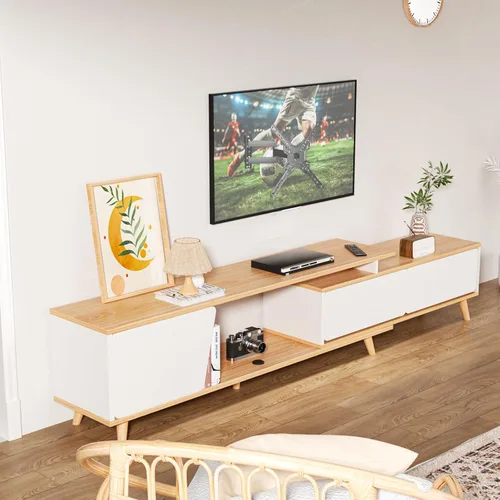 Miniatura 6 de GearFusion Soporte de pared para TV de movimiento completo para televisores planos y curvos de 13 a 60 pulgadas de hasta 77 libras, brazo articulado