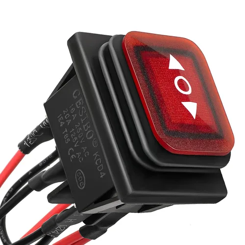 Miniatura 10 de interruptores DPST AC/DC 20A-125V, 16A-250V, 30A-24V, 35A-12V, IP66 impermeable encendido-apagado, relleno de pegamento impermeable, interruptor