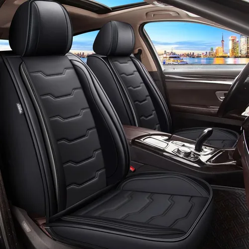 Miniatura 17 de DISUTOGO 2 Front Seat Covers for Hyundai Tucson 2005-2024 2025 2026, Waterproof Faux Leather Car Seat Covers Easy Clean & Compatible Airbag