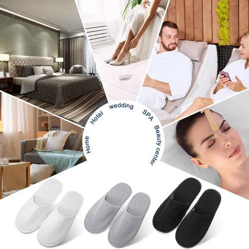 Miniatura 7 de Geyoga Pantuflas de casa antideslizantes suaves para mujer