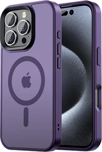 Miniatura 30 de Tigowos Magnetic Guardian - Funda diseñada para iPhone 11 Pro [probada en caídas de grado de 10 pies y compatible con MagSafe] Funda delgada Negro
