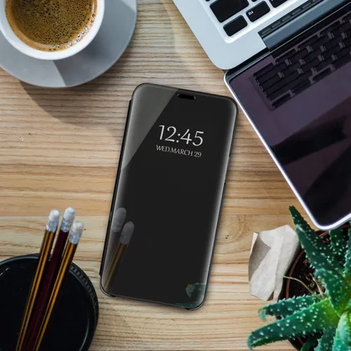 Miniatura 7 de S22 Ultra - Funda de piel compatible con Samsung Galaxy S22 Ultra 5G, funda transparente para espejo de maquillaje, funda para S22 Ultra con función