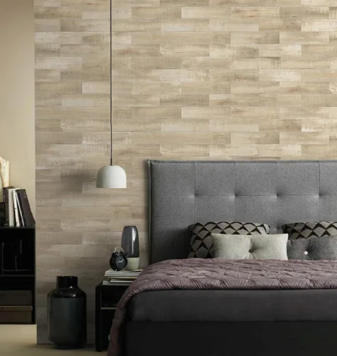 Miniatura 8 de COLAMO Pelar y Pegar Azulejos para Salpicaduras, Paneles de Shiplap Falsos de Atenas Gris Oscuro Gruesos de 1 Pieza, Paneles de Madera Autoadhesivos