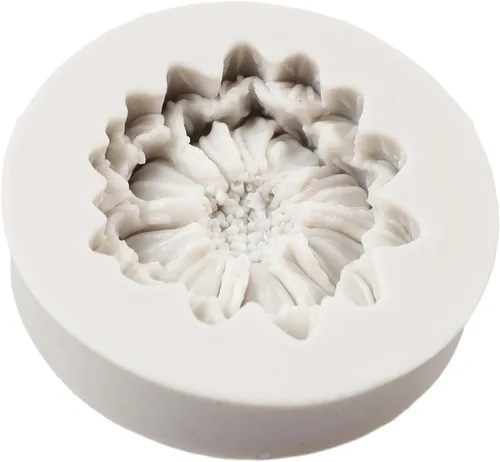 Miniatura 5 de Molde de silicona para fondant de margarita, crisantemo para decoración de pasteles de chocolate, decoración de cupcakes, pasta de goma de arcilla