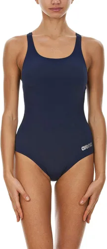 Miniatura 4 de Arena Traje de baño de una pieza Madison Swim Pro Back MaxLife estándar para mujer, azul marino, 42
