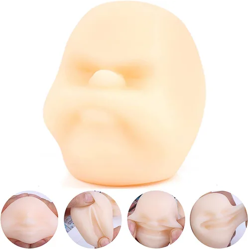 Miniatura 9 de Pelotas Divertidas con Caras de Emociones Humanas - Pelotas Antiestrés para Apretar para Niños y Adultos, Juguetes Sensoriales para Autismo
