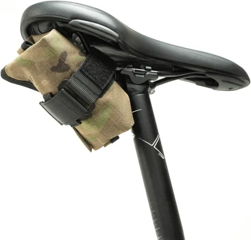 PACK2RIDE Blossom Bike Saddle Roll Bag - Soporte para kit de herramientas para bicicleta - Tela Cordura resistente al agua y duradera - Accesorios