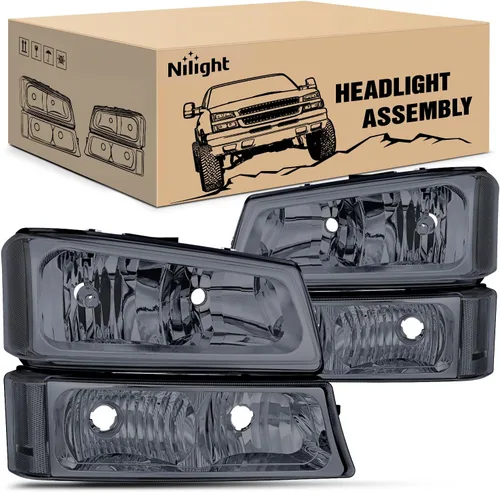 Miniatura 20 de Nilight Conjunto de luz trasera para Chevy Silverado 1500 1500HD 2500 2500 2500HD 3500 2007 Chevrolet Classic OE estilo pasajero lámpara trasera