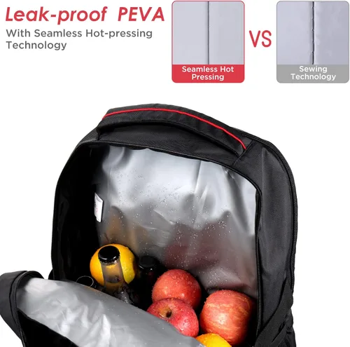 Miniatura 5 de OUTXE Mochila térmica térmica de 22 litros con aislamiento para laptop de 15.6 pulgadas, mochila de almuerzo para el trabajo diario mochilas