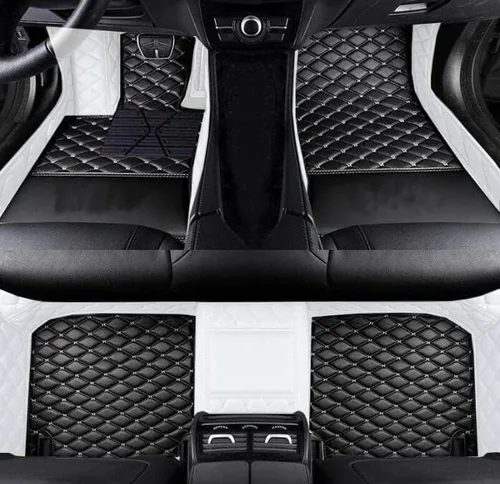 Miniatura 22 de Alfombrillas de cuero personalizadas para automóvil, impermeables, antideslizantes, adecuadas para automóviles, SUV, camionetas, lindos tapetes