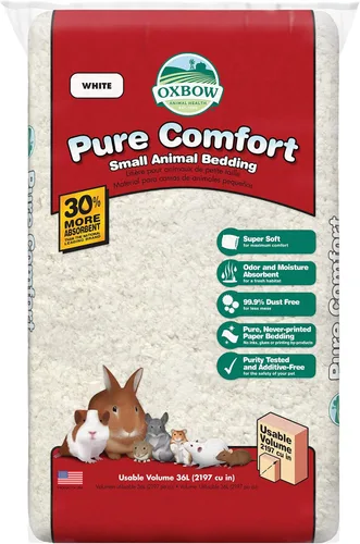Miniatura 14 de Oxbow Pure Comfort Cama, Cama para Conejo, Hámster y Cobaya, Suministros de Conejito para Caja de Arena, Seguro para Mascotas, 99.9% Sin Polvo