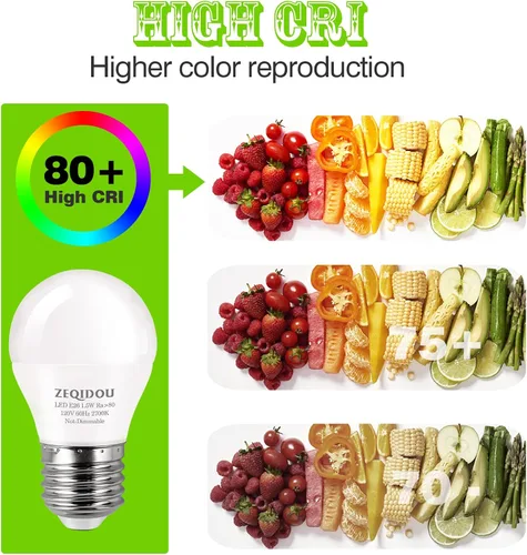 Miniatura 6 de Bombillas LED de bajo vatio, equivalente a 1.5 W, 15 W, bombilla LED A15 de 15 W, bombillas LED A15 de 15 W, blanco suave, 2700 K, baja potencia
