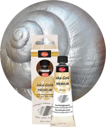 Miniatura 9 de Viva Decor® Inka Gold Premium Set (oro, oro rosa, oro viejo, 3 x 1,41 oz) pintura acrílica metálica - juego de pintura artesanal - pinturas