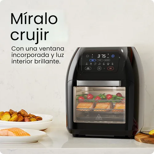 Miniatura 7 de CHEFMAN Freidora de aire digital multifuncional+ asador, deshidratador, horno de convección, 17 ajustes preestablecidos de pantalla táctil
