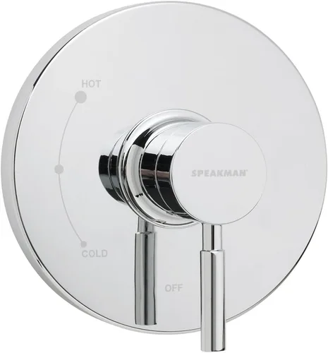 Miniatura 6 de Speakman SM-1010-P Neo Anystream Cabezal de ducha de alta presión y válvula de equilibrio de presión Combo, cromo pulido