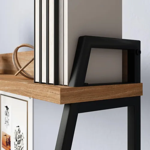Miniatura 5 de Sauder North Avenue Escritorio para computadora con gabinete, L: 43.07" x W: 20.16" x H: 54.21", Mango Sindoori