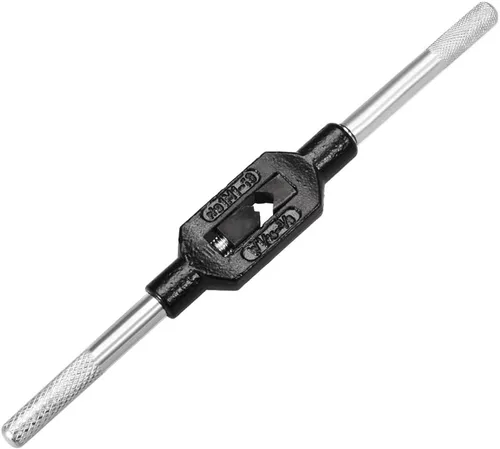 Miniatura 6 de uxcell Mango de llave de grifo, para roscas métricas M3-M12 1/16"-1/2" (UNC/UNF), soporte para roscado manual para reparación de maquinistas