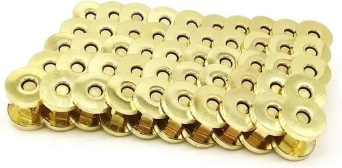 Miniatura 8 de 100 juegos de botones de cierre magnético, perfectos para bolsas y prendas, 14mm