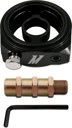 Miniatura 2 de Mishimoto, MMOP-TPS, adaptador de filtro de aceite con 3 puertos NPT de 1/8 pulgadas