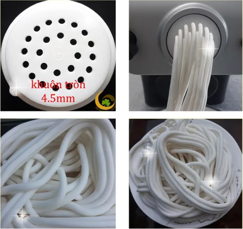 Miniatura 3 de Espaguetis, disco con forma de pasta Udon para máquina automática de pasta y fideos Philips, disco compatible con máquina de pasta Philips accesorio