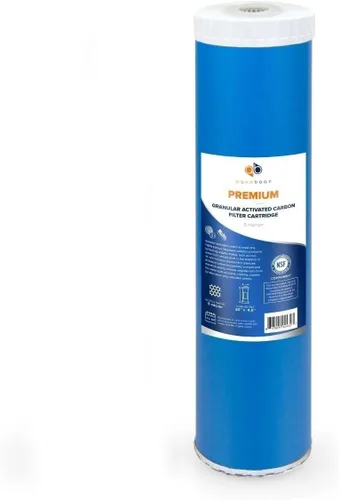 Miniatura 17 de Aquaboon Cartucho de repuesto de filtro de agua para toda la casa, 5 micrones, 20 x 4,5, reducción de cloro para sistema de filtración de agua de 1