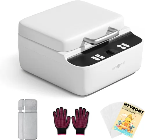 Miniatura 14 de HTVRONT Máquina de prensa de calor para funda de teléfono compatible con iPhone y Android, prensa de calor al vacío H17 para fundas de teléfono