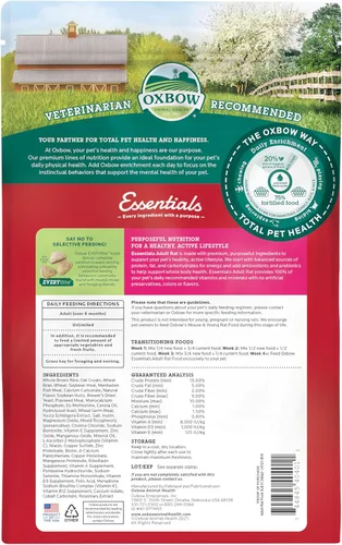 Miniatura 2 de Oxbow Essentials Alimento para Ratas, Alimento para Mascotas para Ratas Adultas, Fórmula Completamente Natural Rica en Vitaminas y Minerales