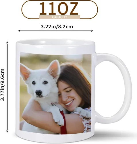 Miniatura 7 de Taza de café personalizada, taza personalizada con texto fotográfico y logotipo, regalo personalizado para cumpleaños, aniversario, Navidad, tazas
