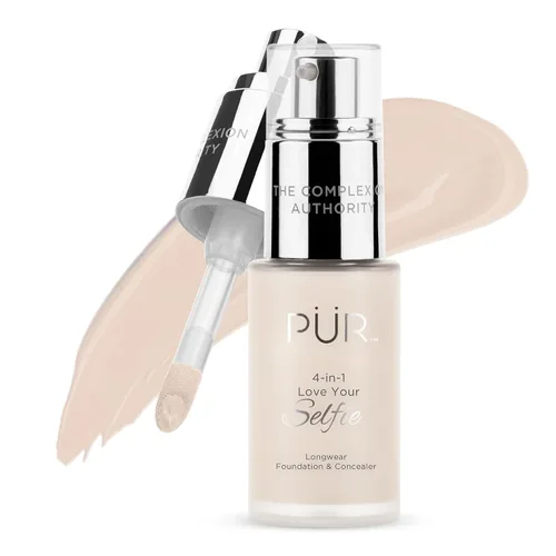 Miniatura 36 de PÜR MINERALS 4-in-1 Love Your Selfie Foundation & Concealer - Longwear Medium-to-Full Coverage Liquid Makeup Foundation with Hydrating Blend for