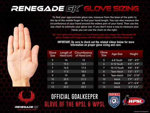 Miniatura 6 de Renegade GK Fury - Guantes de portero de alto rendimiento, protección antimicrobiana (tallas 6-11, 7 estilos, nivel 4), protectores de dedo Pro-Tek