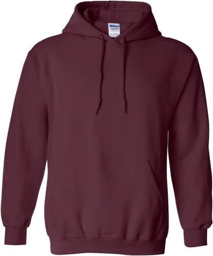 Miniatura 45 de Gildan - Sudadera con capucha para hombre, mezcla pesada, cordón de ajuste, Rosa de seguridad
